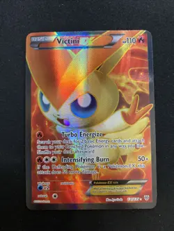 Pokemon TCG Victini EX Full Art Ultra Rare Holo Card Plasma Storm 131/135 NM - Image 1