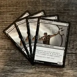 MTG 4x Ruthless Sniper x4 LP Amonkhet - Image 1