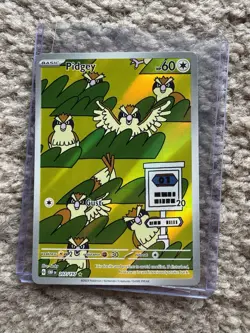 Pokemon Pidgey 207/197 SV03 Obsidian Flames Illustration Rare Holo 60 HP - Image 3