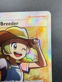 Pokemon Shining Legends Holo Pokemon Breeder (Full Art) 73/73 - MP - Image 5