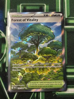 Pokemon TCG Forest of Vitality 109/088 Trainer Stadium Holo POR EN - Image 1