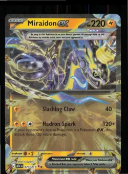 Miraidon ex 073/217 Double Rare Ascended Heroes Pokemon Near Mint - Image 1