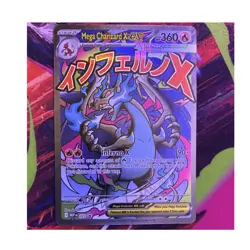 Pokemon TCG Me: Mega Evolution Promo Mega Charizard X ex 023 Holo Promo EX 360HP - Image 1