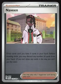 Naveen 079/088 Uncommon Perfect Order Pokemon Reverse Holo Near Mint - Image 1