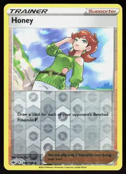 Honey 142/198 Uncommon Chilling Reign Pokemon Reverse Holo Lightly Played - Image 1
