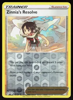 Zinnia's Resolve 164/203 Uncommon Evolving Skies Pokemon Reverse Holo LP - Image 1