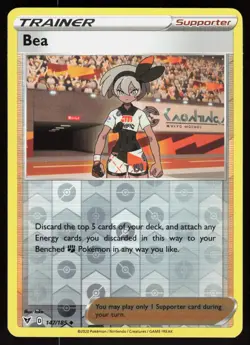 Bea 147/185 Uncommon Vivid Voltage Pokemon Reverse Holo Lightly Played - Image 1