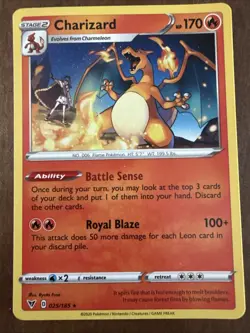Charizard Non Holo Rare 025/185 Vivid Voltage M/NM Pokemon TCG - Image 1