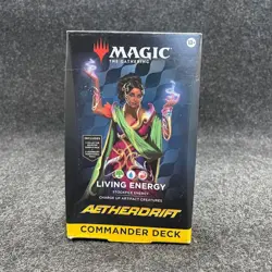 MTG: Aetherdrift Commander Deck Living Energy, Sealed Box is Worn - Image 1