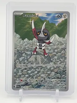 PAWNIARD 2025 POKEMON BLACK BOLT ILLUSTRATION RARE #142/086 Q1345 - Image 1
