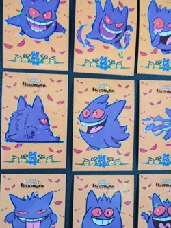 GENGAR Cartoon POKEMON DATABASE HALLOWEEN SET Star HOLO PERU US SELLER 2025 Peru - Image 3