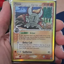 Pokemon TCG Dragon Frontiers Pinsir Delta Species Reverse Holo Rare 9/101 60 HP - Image 1