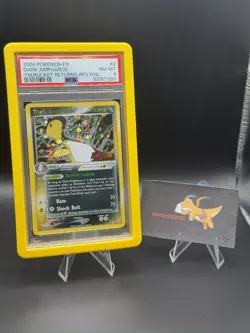 Dark Ampharos Reverse Holo 2/109 Team Rocket Returns Pokemon PSA 8 - Image 1