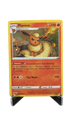 Pokemon Flareon 026/185 Vivid Voltage Cosmos Holo Blister Promo NM Rare SWIRL - Image 2