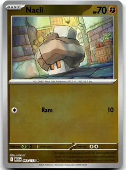 Nacli 082/132 Common Mega Evolution Pokemon sowsow Reverse Holo Near Mint - Image 1
