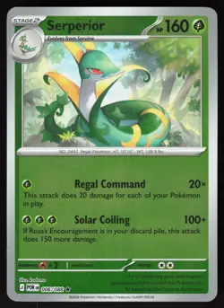 Serperior 006/088 Rare Perfect Order Pokemon Reverse Holo Near Mint - Image 1