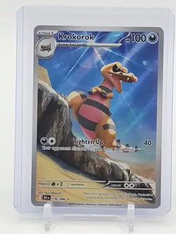 KROKOROK 2025 POKEMON BLACK BOLT #136/086 SPECIAL ILLUSTRATION RARE Q1345 - Image 1