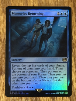 MTG Final Fantasy, Memories Returning - Foil - Image 1