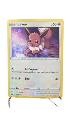 Eevee SWIRL SWSH127 Cosmos Holo Black Star Promo Pokemon NM 2021 Costco Chest - Image 1