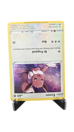 Eevee SWIRL SWSH127 Cosmos Holo Black Star Promo Pokemon NM 2021 Costco Chest - Image 2