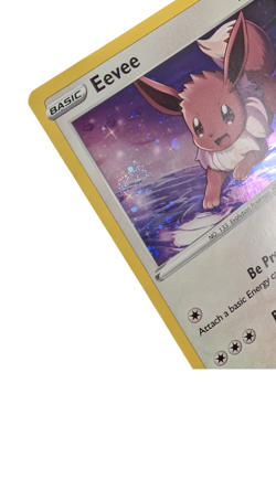 Eevee SWIRL SWSH127 Cosmos Holo Black Star Promo Pokemon NM 2021 Costco Chest - Image 3