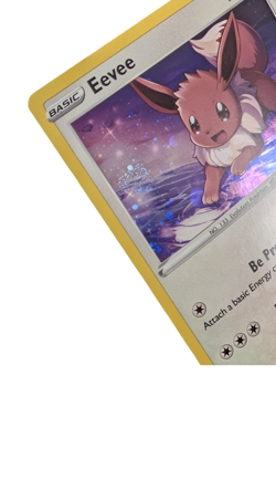 Eevee SWIRL SWSH127 Cosmos Holo Black Star Promo Pokemon NM 2021 Costco Chest - Image 4