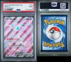 2023 Pokemon EN-151 MEW ex Ultra Rare #193 PSA 9 - Image 3