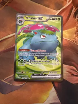 Pokemon TCG Venusaur ex #182/165 SV: Scarlet & Violet 151 Ultra Rare Full Art - Image 1