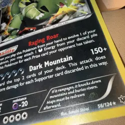 Tyranitar 56/124 HOLOBLEED XY Fates Collide Cosmos Holo Promo Pokemon TCG NM - Image 2