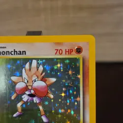 Wizards of the Coast Pokemon TCG Hitmonchan Holo Rare 7/102 EN 1999 HP 70 - Image 3