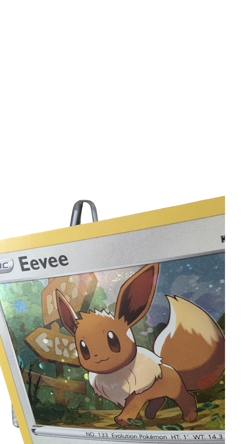 Eevee SWIRL SWSH095 Cosmos Holo Promo Pokemon NM Sword & Shield Black Star Rare - Image 3
