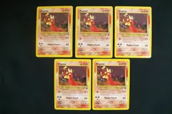 Lot of 5 2000 Pokemon Black Star Promo Cards #44 Magmar NM Unplayed - Image 1