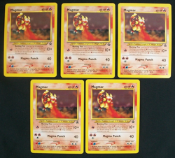 Lot of 5 2000 Pokemon Black Star Promo Cards #44 Magmar NM Unplayed - Image 2