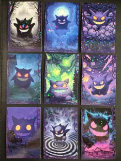 GENGAR Art SET POKEMON DATABASE HALLOWEEN SET STAR HOLO PERU US SELLER 2025 Peru - Image 1