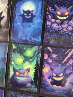 GENGAR Art SET POKEMON DATABASE HALLOWEEN SET STAR HOLO PERU US SELLER 2025 Peru - Image 2