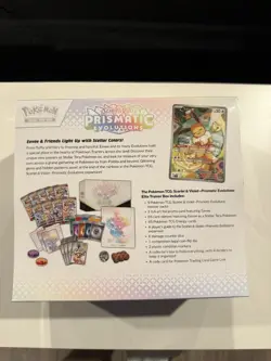 Pokemon Prismatic Evolutions ETB Elite Trainer Box Sealed (small tear See Pics) - Image 2