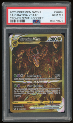 2023 POKEMON SWSH CROWN ZENITH #GG69/GG70 GIRATINA VSTAR PSA 10 *PLS READ DESC* - Image 1