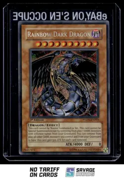 1996 Yu-Gi-Oh! Rainbow Dark Dragon #PTDN-EN003 - Image 1