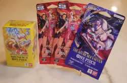 One Piece TCG OP15 Double Pack Set 10 + OP14 + EB03x2 - Image 1