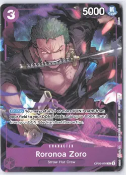 • Roronoa Zoro • OP09-076 Alt Art Welcome Pack Vol. 2 Promotion One Piece TCG NM - Image 1