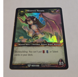 Blizzard World of Warcraft TCG Mistress Nesala TOMB 7/202 Tomb Foil Rare Alt Art - Image 1