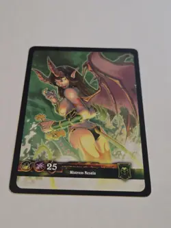 Blizzard World of Warcraft TCG Mistress Nesala TOMB 7/202 Tomb Foil Rare Alt Art - Image 2