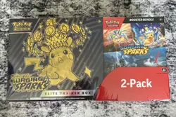Pokemon Surging Sparks Elite Trainer Box + Booster Bundle SEALED! - Image 2