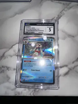 CGC Excellent 5 Froslass Pokemon 2024 Black Star Promos 117 Twilight Masquerade - Image 1