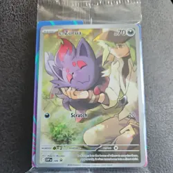 Pokemon N's Zorua SVP 189 Promo Journey Together Series (sealed) with dividers - Image 1