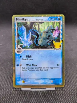 Mimikyu SWSH136 Celebrations Delta Ultra Rare Holo Promo Pokemon MINT! - Image 1