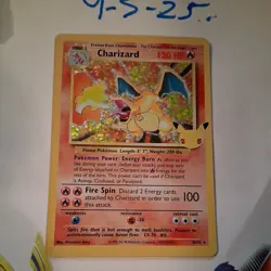 *Mint. 🔥 POKEMON CHARIZARD HOLO 4/102 pack2sleeve BASE SET CELEBRATION 25TH - Image 2