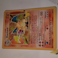 *Mint. 🔥 POKEMON CHARIZARD HOLO 4/102 pack2sleeve BASE SET CELEBRATION 25TH - Image 3