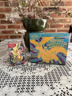 Pokemon Ascended Heroes ETB And Booster Bundle Package. Sealed - Image 1