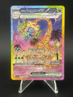 POKEMON CARD 2024 ALOLAN EXEGGUTOR EX SIR FULL ART 242/191 SV SURGING SPARKS - Image 1